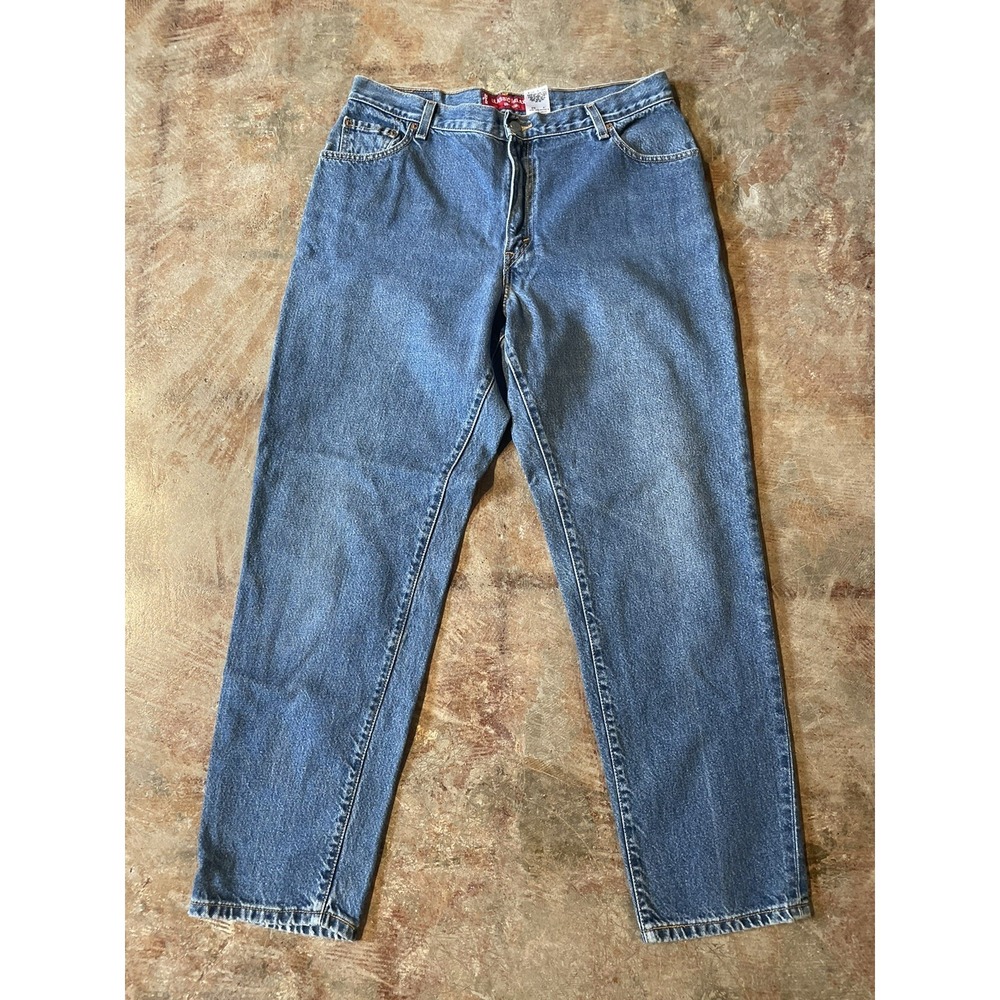 Vintage Levi's 550 Classic Relaxed Fit Tapered Leg Denim Jeans Sz‎ 16 MIS M*